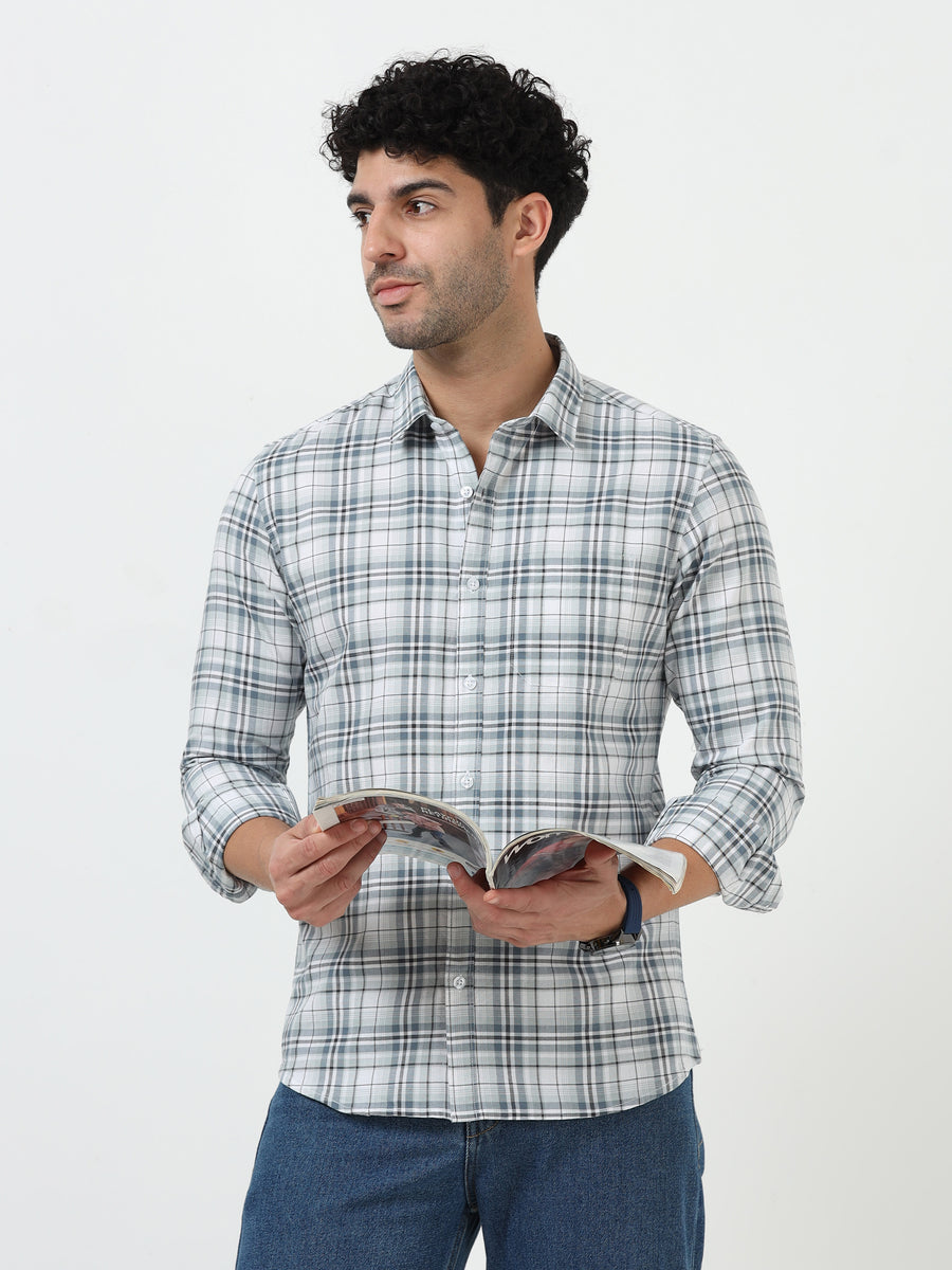 Plaid Oxford Check Full Sleeve