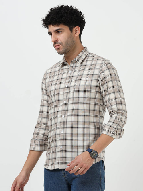 Classic Oxford Check Shirt Full Sleeves