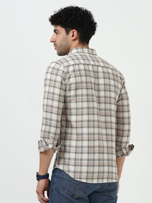 Classic Oxford Check Shirt Full Sleeves