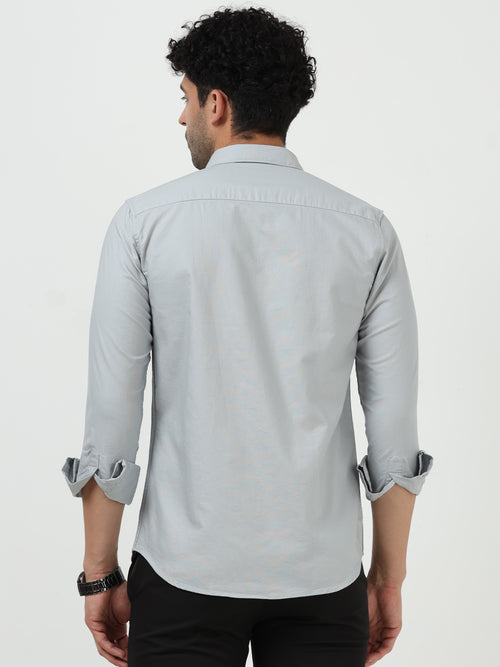 Premium Classic Light Grey Oxford Shirt